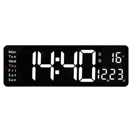 6626 Living Room Wall-Mounted Large Screen Display LED Digital Clock