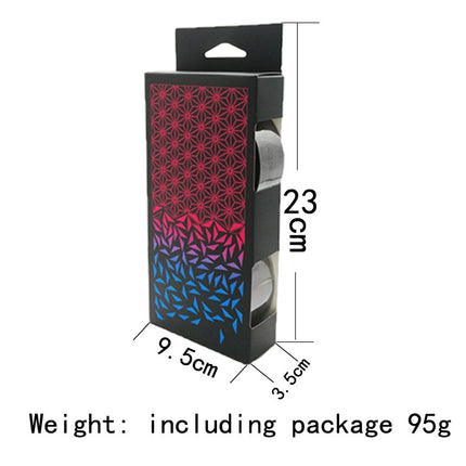 JH085 Chrysanthemum Pattern Shock Absorption Gradient Color Bicycle Handlebar - DealBuddy