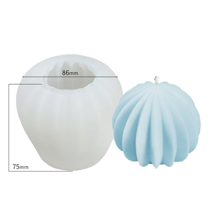 Scented Candle Silicone Mold DIY Handmade Soap Mold, Sector - DealBuddy