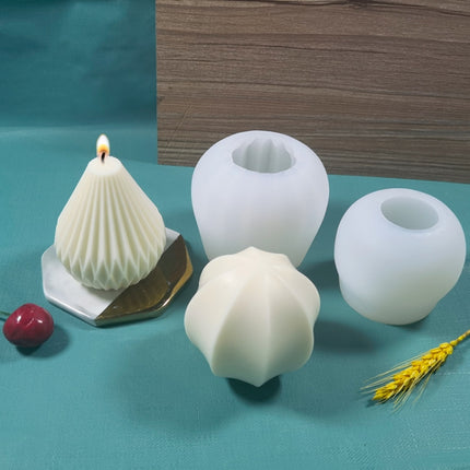 Scented Candle Silicone Mold DIY Handmade Soap Mold, Sector - DealBuddy