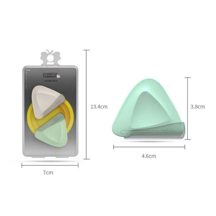 2 PCS/Box Small Triangular Eyebrow Trimmer