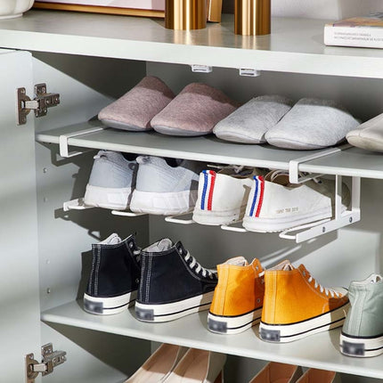 HP220110 Shoe Cabinet Partition Boot Storage Rack - DealBuddy