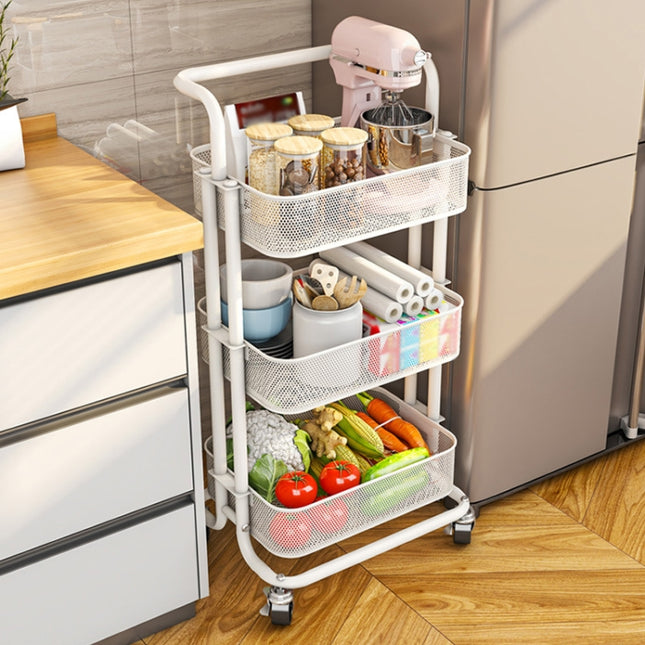 HP211015 Multifunctional Kitchen Storage Rack with Pulley - DealBuddy