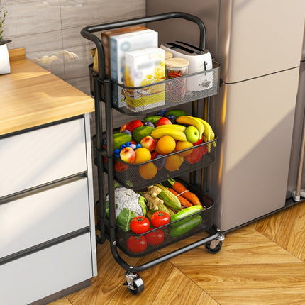 HP211015 Multifunctional Kitchen Storage Rack with Pulley - DealBuddy