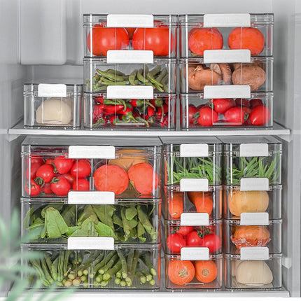 Fruit and Vegetable Refrigerator Crisper with Lid, With Lid, TY-9078, TY-9079, TY-9081, TY-9082 - DealBuddy