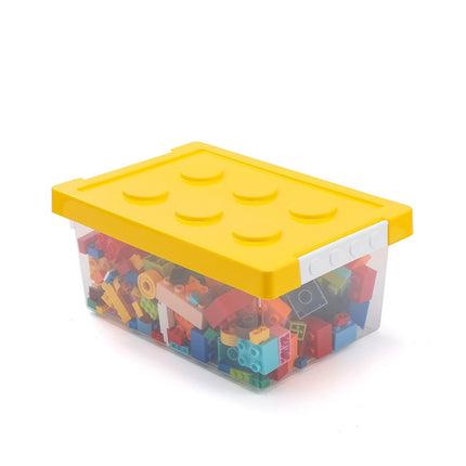 Children Building Blocks Toy Storage Box Transparent Storage Box With Lid