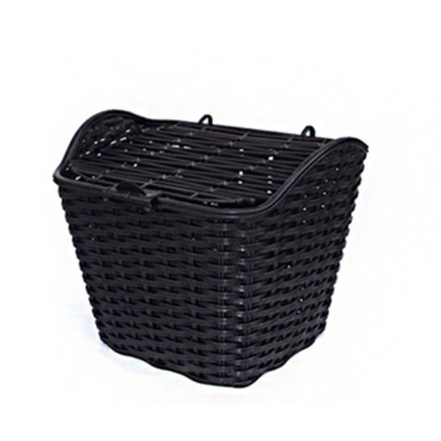 Bicycle Waterproof Basket with Cover Front Handlebar Bike Basket - DealBuddy