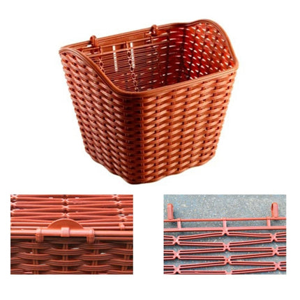 Bicycle Waterproof Basket with Cover Front Handlebar Bike Basket - DealBuddy