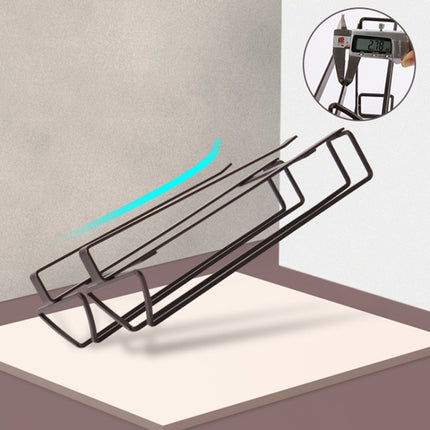 Free Punch Cabinet Wrought Iron Wine Glass Holder Upside Down Rack,Style: - DealBuddy