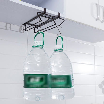 Free Punch Cabinet Wrought Iron Wine Glass Holder Upside Down Rack,Style: - DealBuddy