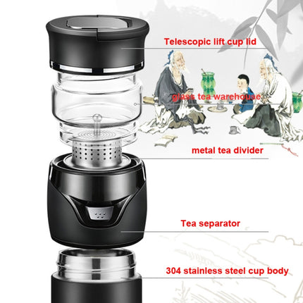 101-500ML Insulation Cup Tea Water Separation Tea Cup,Style:, Stainless Steel  Black, Stainless Steel  Coffee, Stainless Steel  Gray, Black+Gift Box, Coffee+Gift Box, Gray+Gift Box, Glass Black+Gift Box, Glass Coffee+Gift Box, Glass Gray+Gift Box      ... - DealBuddy