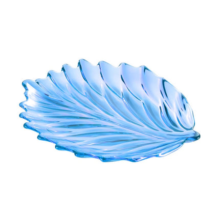 Acrylic Leaf Shape Fruit Tray and Shelf, Style:, Dish (Transparent), Dish (Blue), Dish (Amber), Dish (Purple), Shelf (Golden), Shelf (Black) - DealBuddy