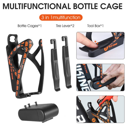 WEST BIKING Bicycle Multifunctional Bottle Cage Tire Lever Tool Box - DealBuddy