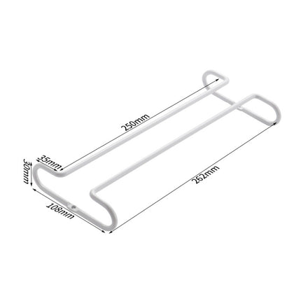Simple Single-Row Red Wine Cup Inverted Rack