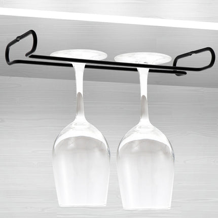 Simple Single-Row Red Wine Cup Inverted Rack, Red Wine Cup Inverted Rack - DealBuddy
