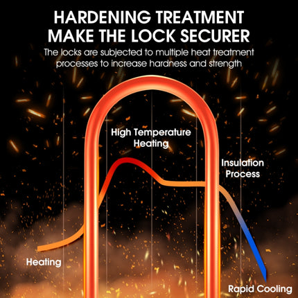 WEST BIKING Bicycle Carbon Steel Anti-Shear Anti-Theft U-Lock - DealBuddy