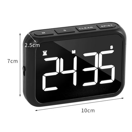 Rechargeable Large Screen LCD Electronic Timing Reminder Alarm Clock Kitchen Baking Timer