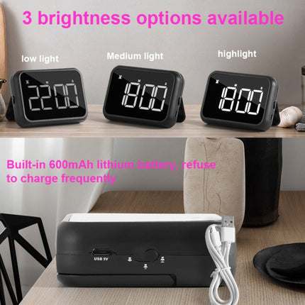 Rechargeable Large Screen LCD Electronic Timing Reminder Alarm Clock Kitchen Baking Timer - DealBuddy