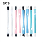 15 PCS Double-ended Cleaning Brush Coffee Maker Grinder Small Bristle Brush