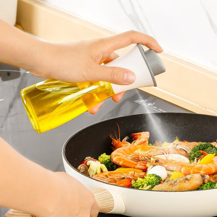 Large-caliber Press-type Cooking Barbecue Oil Spray Bottle, Pink, Blue, White - DealBuddy
