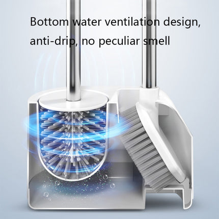 MT2 Silicone Double Brushs Head Toilet Brush Set