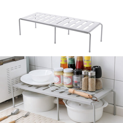 2460 Retractable Multifunctional Kitchen Shelf, White, Grey - DealBuddy