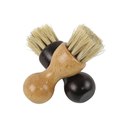 Hutcar Gourd Beech Pig Brush Oil Polished To Gray Multi-Function Brush