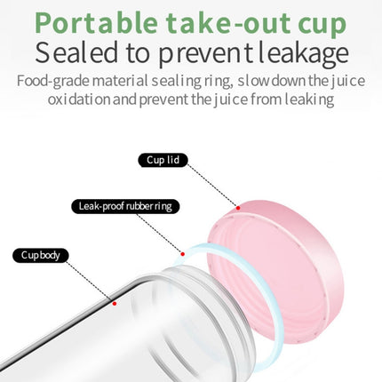 Household Fruit Juicer Portable Multi-Function Juice Cup, 400ml - DealBuddy