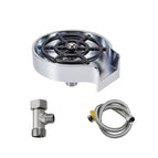 Silver+Soft Hose+G9/16 Three-way