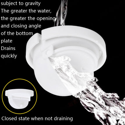 Household Deodorant Washbasin Water Pipe, Style:, A Black Flap With Basket and Overflow, B White Flap With Basket and Overflow, C Black Flap No Basket With Overflow, D White Flap No Basket With Overflow, E Black Flap Without Basket and Overflow        ... - DealBuddy