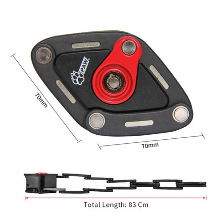 PAW Foldable Bike Lock Anti-theft Bicycle Lock Heavy Duty Chain Cable Padlock - DealBuddy