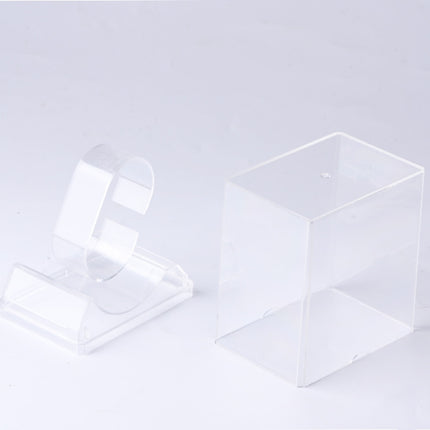 5 PCS Transparent Rectangular Watch Display Box Pull-out Electronic Watch Box