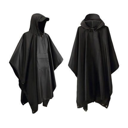 3 In 1 Raincoat Backpack Mountaineering Outdoor Hiking Rain Cape