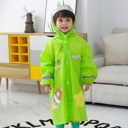 Large Hat Brim Cartoon Print Children Raincoat with Schoolbag Seat, S, M, L, XL, XXL - DealBuddy