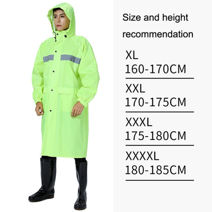 X18 Siamese Raincoat Outdoor Adult Reflective Riding Raincoat, XL, XXL, XXXL, XXXXL - DealBuddy