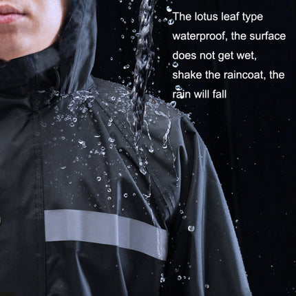 X18 Siamese Raincoat Outdoor Adult Reflective Riding Raincoat, XL, XXL, XXXL, XXXXL - DealBuddy