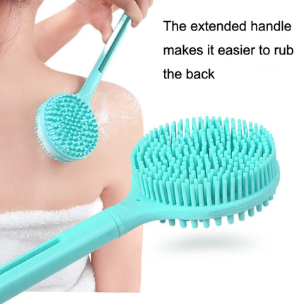 Silicone Massage Long Handle Double Sided Bath Brush