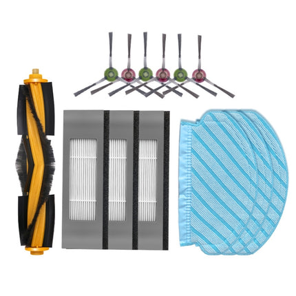 2pcs White Filter For ECOVACS OZMO 950 920 T5  DX55 DJ65 Vacuum Cleaner Accessories, 13 In 1 Set, 1pc Main Brush, 1pc Main Brush Cover - DealBuddy