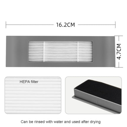 2pcs White Filter For ECOVACS OZMO 950 920 T5  DX55 DJ65 Vacuum Cleaner Accessories, 13 In 1 Set, 1pc Main Brush, 1pc Main Brush Cover - DealBuddy
