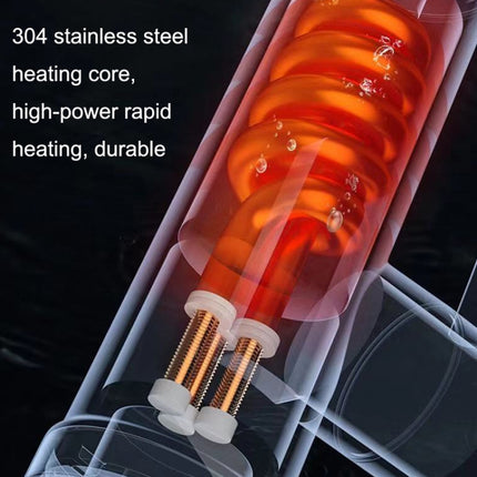 Household Kitchen Electric Hot Water Fauce EU Plug, Style:, Stainless Steel Type, Stainless Steel Universal Pipe Type - DealBuddy