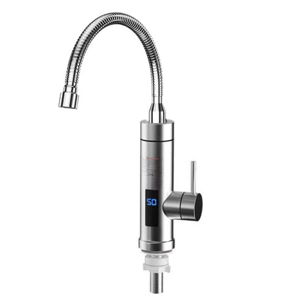 Household Kitchen Electric Hot Water Fauce EU Plug, Style:, Stainless Steel Type, Stainless Steel Universal Pipe Type - DealBuddy