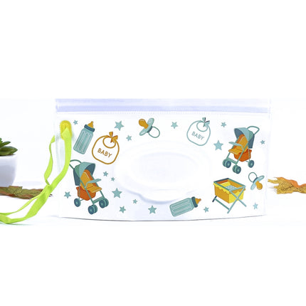 Baby EVA Wet Wipes Bag Portable Flip Removable Sanitary Wet Wipes Bag