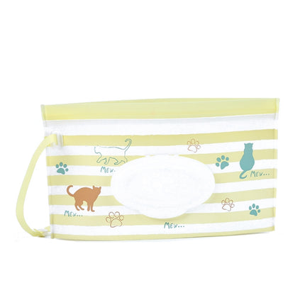 Baby EVA Wet Wipes Bag Portable Flip Removable Sanitary Wet Wipes Bag