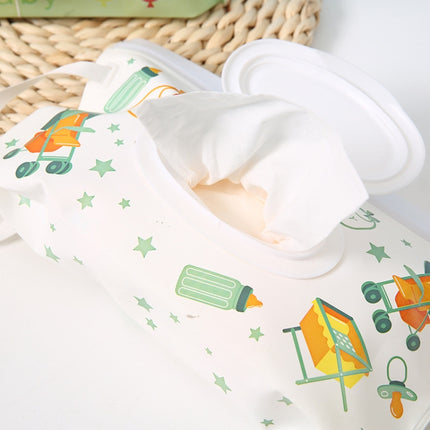 Baby EVA Wet Wipes Bag Portable Flip Removable Sanitary Wet Wipes Bag