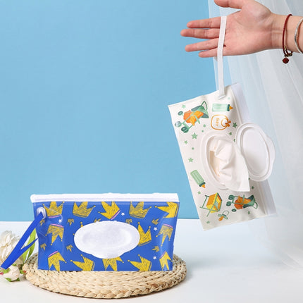 Baby EVA Wet Wipes Bag Portable Flip Removable Sanitary Wet Wipes Bag
