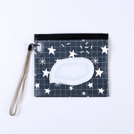 Baby EVA Wet Wipes Bag Flip Removable Paper Towel Cosmetic Cotton Bag