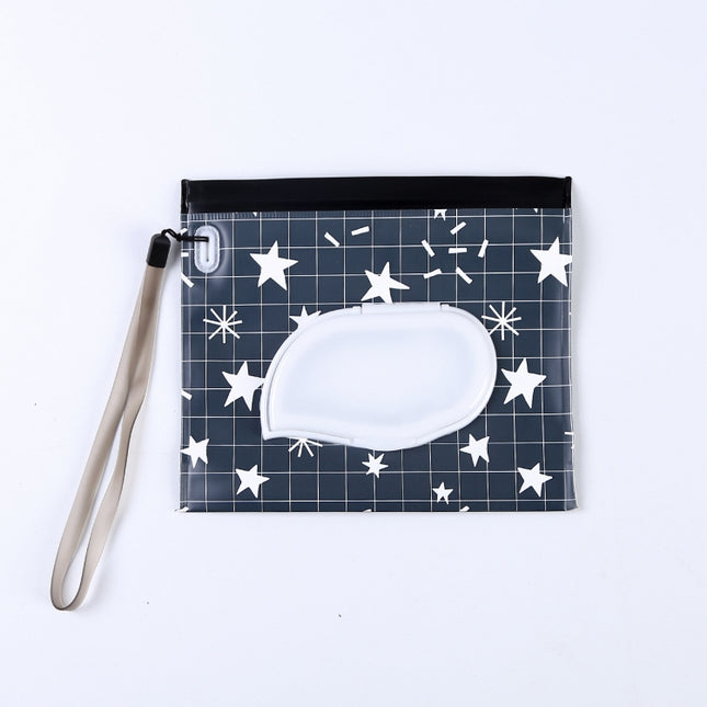 Baby EVA Wet Wipes Bag Flip Removable Paper Towel Cosmetic Cotton Bag