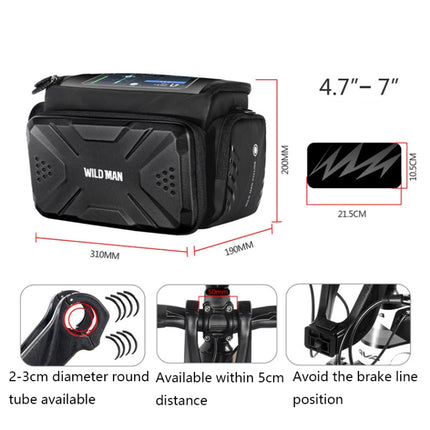WILD MAN GS6 4L Outdoor Cycling Waterproof Bicycle Bag - DealBuddy