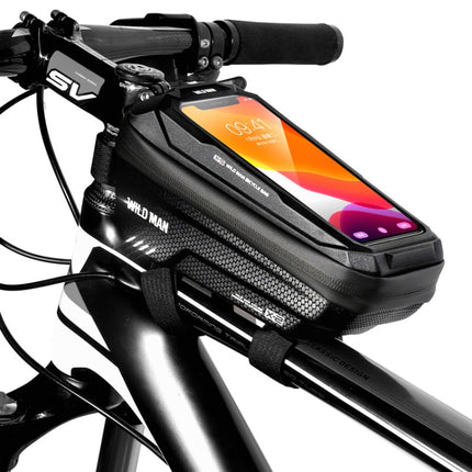 WILD MAN X2 1L Hard Shell EVA Bicycle Front Beam Bag, X2 1L (Black), X2 1L (Red) - DealBuddy
