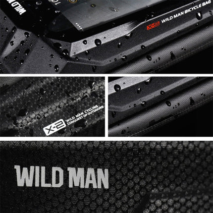 WILD MAN X2 1L Hard Shell EVA Bicycle Front Beam Bag, X2 1L (Black), X2 1L (Red) - DealBuddy